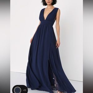 LuLu’s navy dress excellent condition